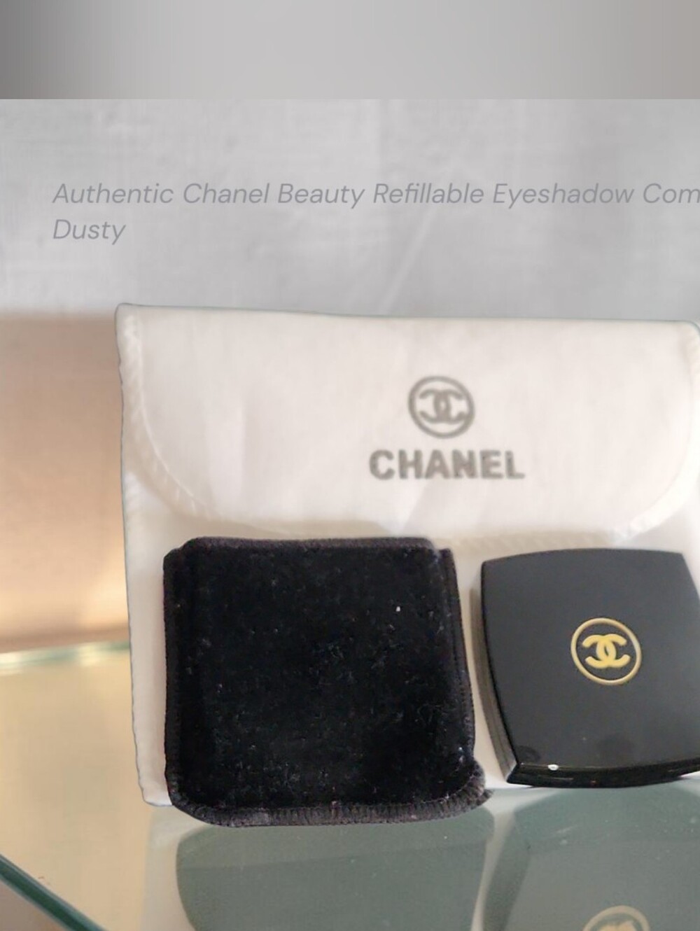 Chanel Refillable Eyeshadow Compact with Dusty